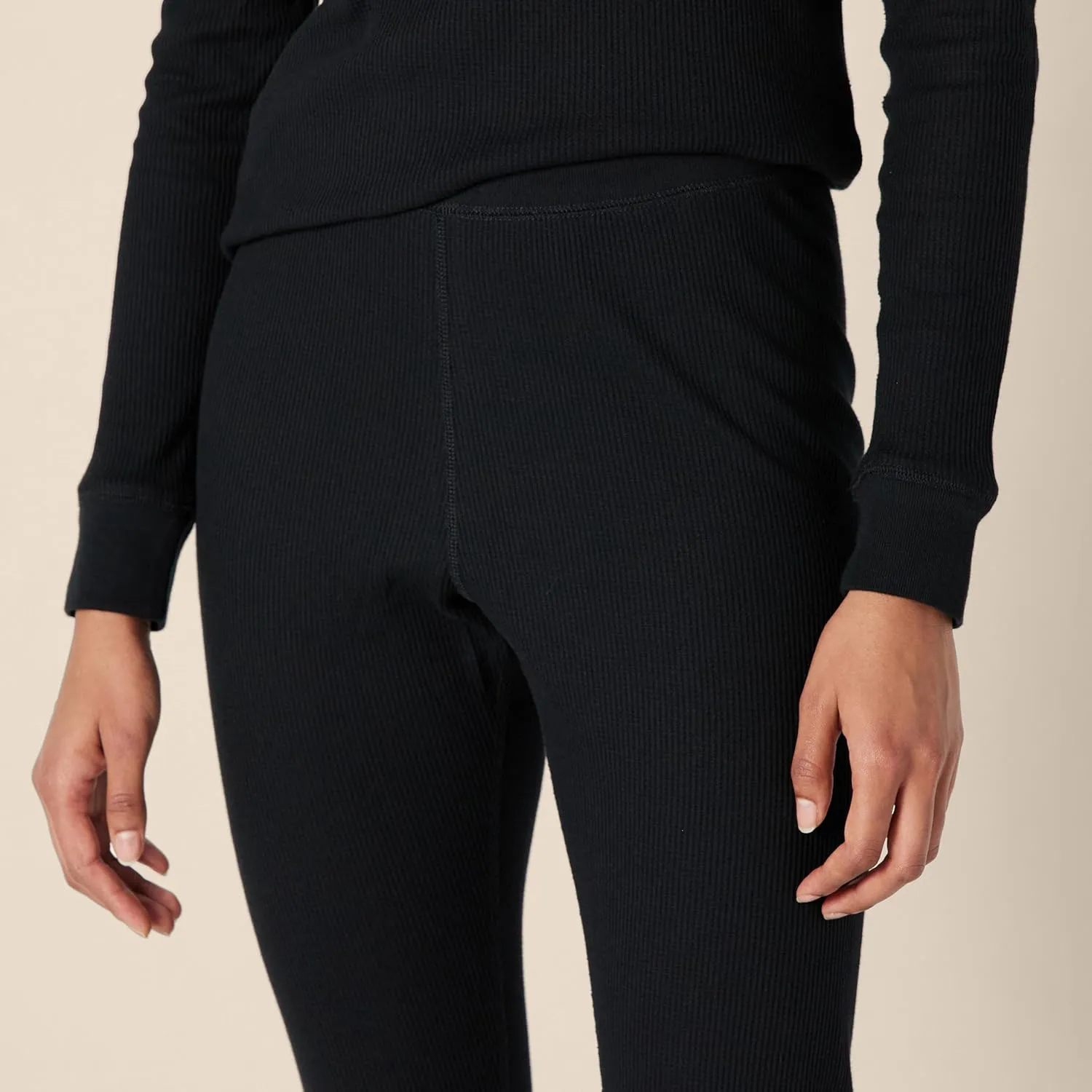 Amazon Essentials Women's Waffle Snug Fit Pajama Set, 2 Piece Long Sleeve