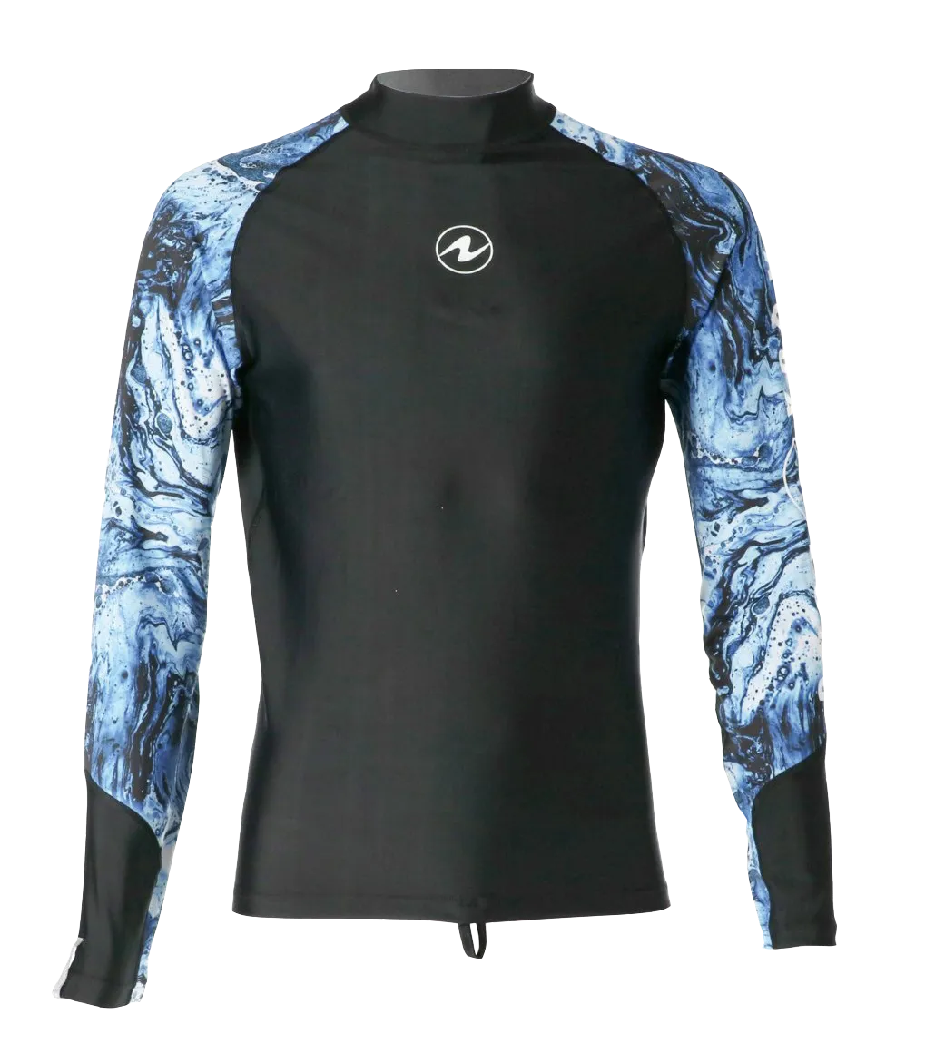 Aqua Lung Men's Long Sleeve Aqua Rash Guard