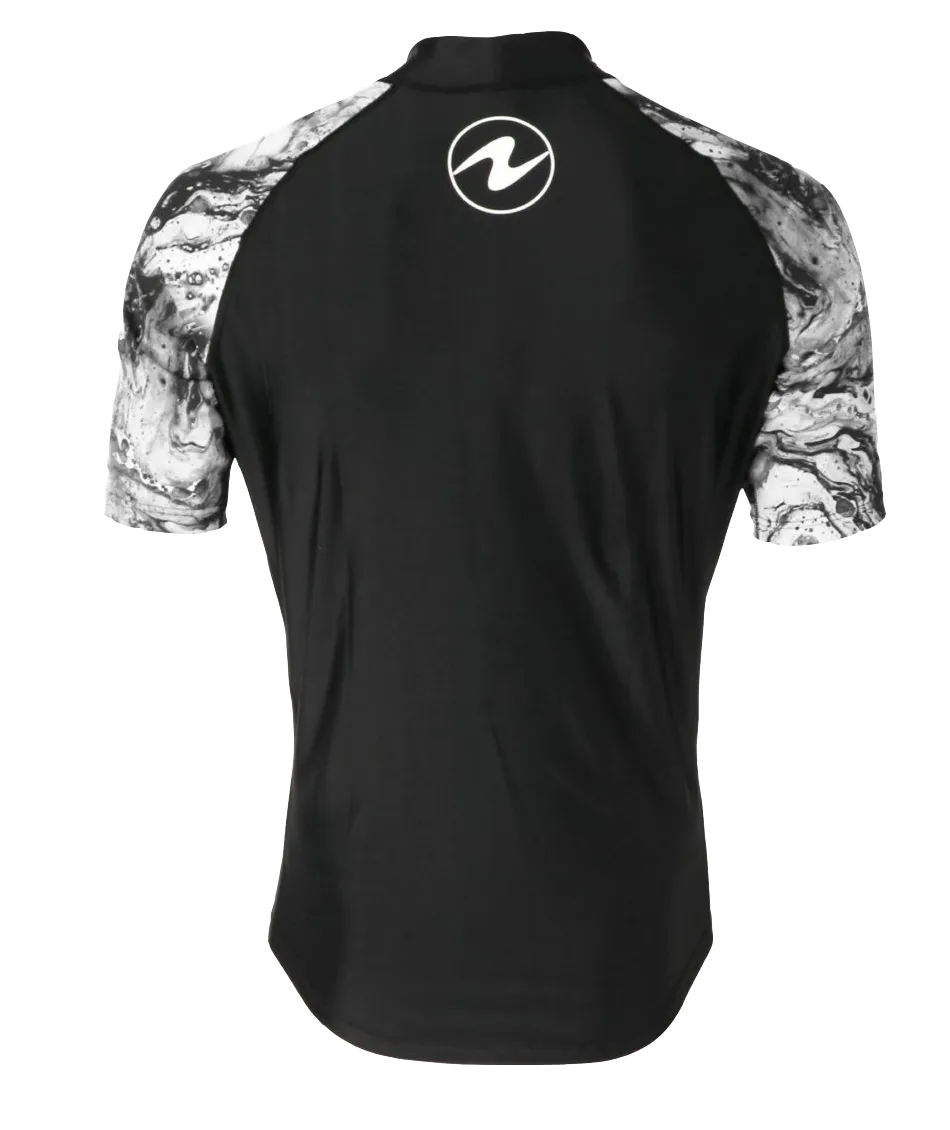 Aqua Lung Men's Short Sleeve Aqua Rash Guard