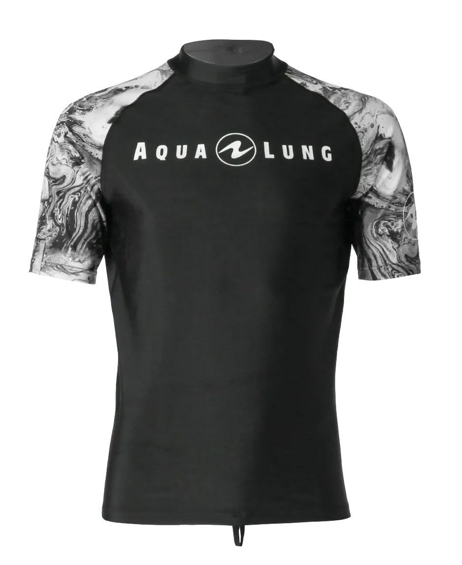 Aqua Lung Men's Short Sleeve Aqua Rash Guard