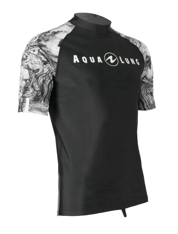 Aqua Lung Men's Short Sleeve Aqua Rash Guard