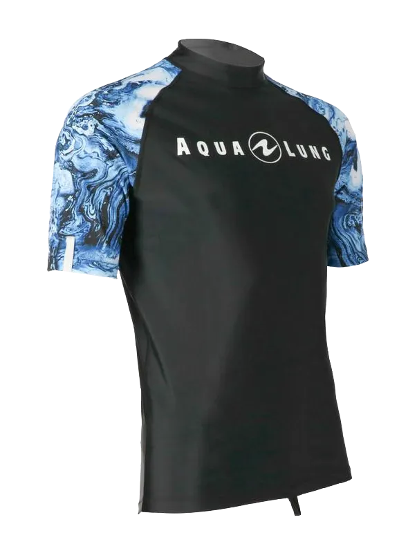 Aqua Lung Men's Short Sleeve Aqua Rash Guard