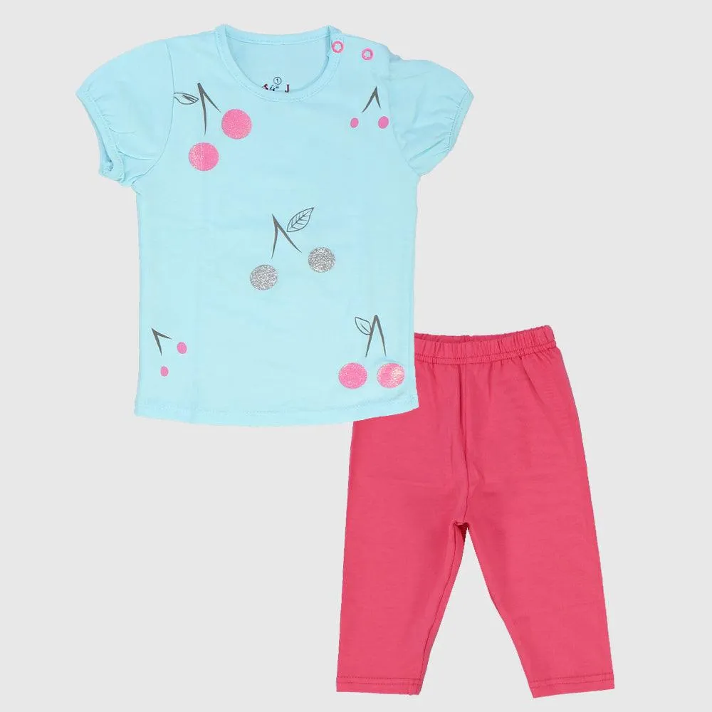 Cherries Short-Sleeved Pajama