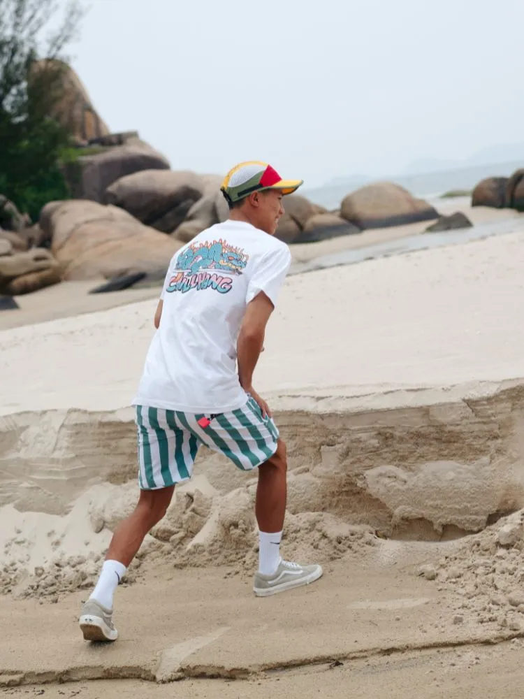 CHILLHANG Eco Retro Striped Surf Shorts - Men's