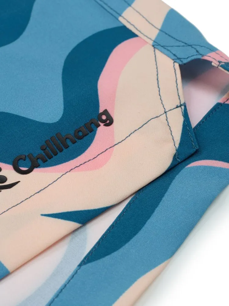 CHILLHANG Wave Print Surf Shorts - Women's