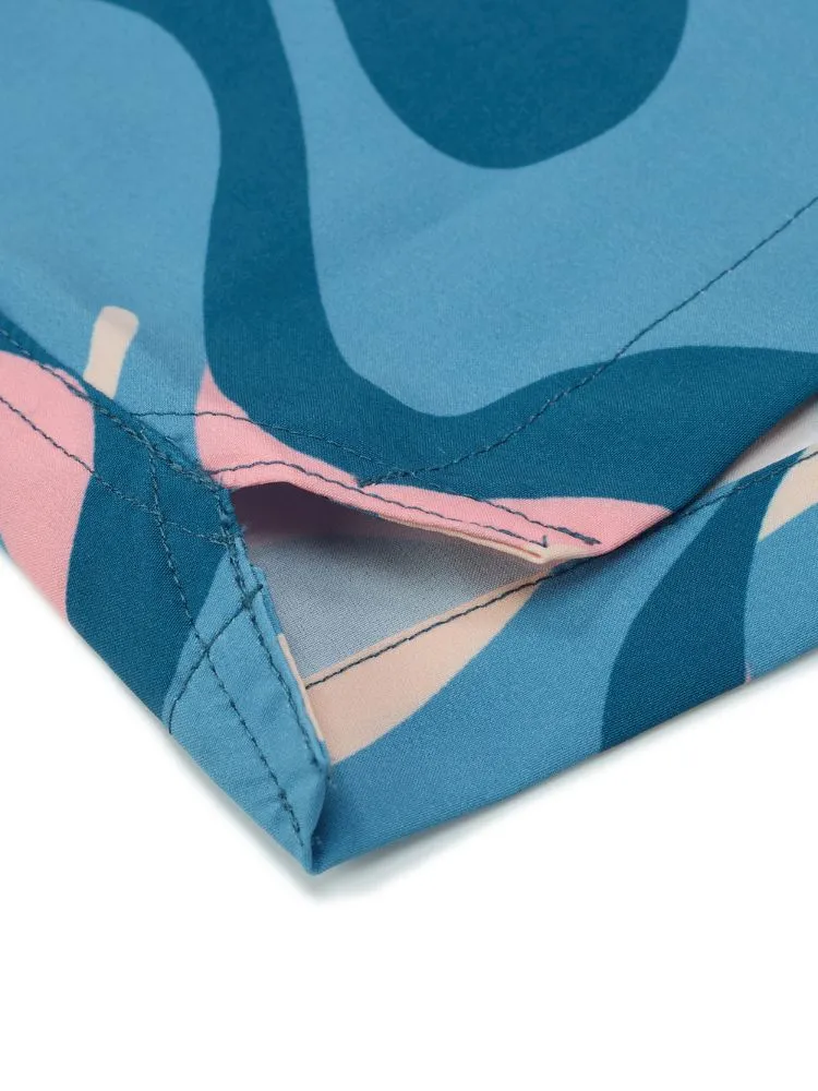 CHILLHANG Wave Print Surf Shorts - Women's