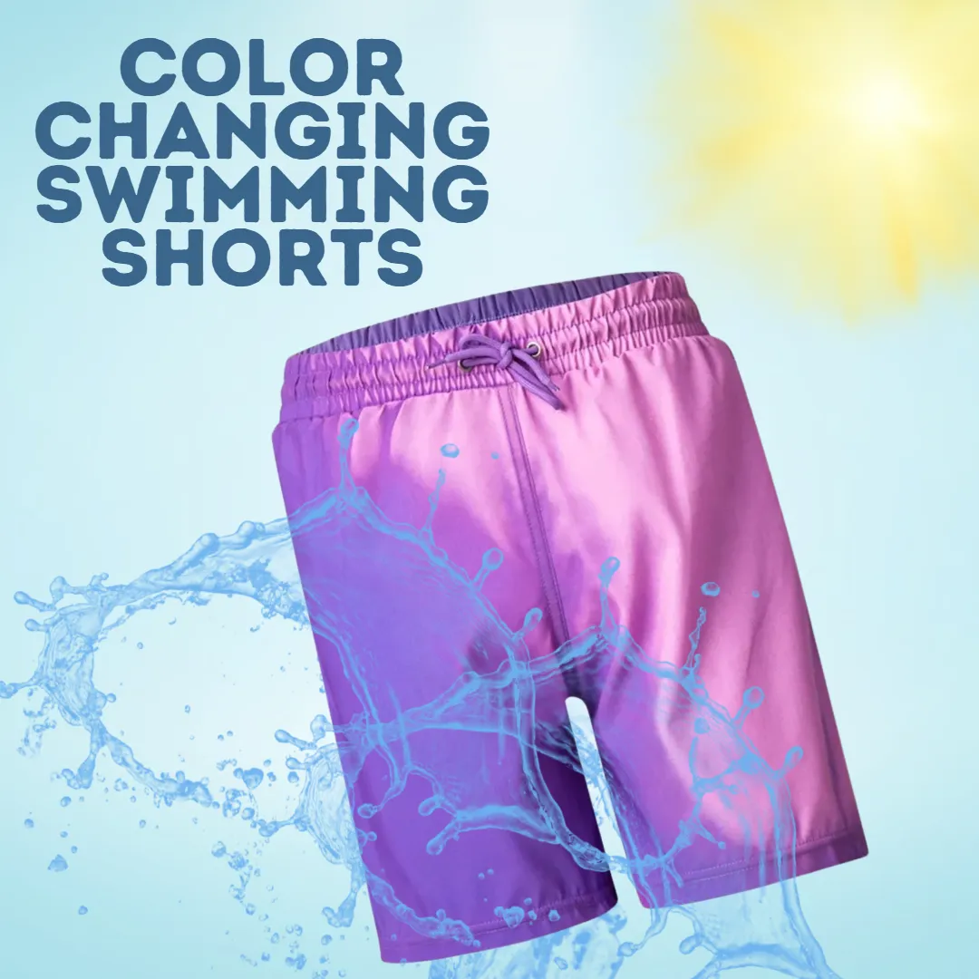 Color Changing Swimming Trunks/Shorts for Kids