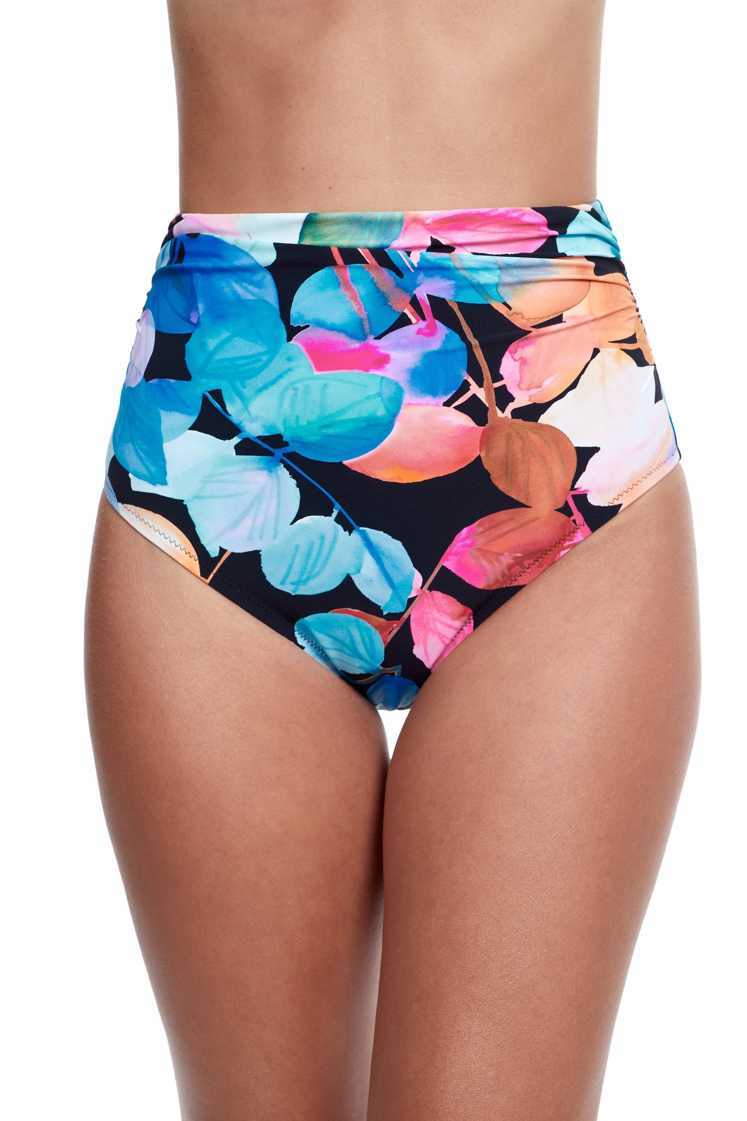 Color Rush High Waisted Swim Panties