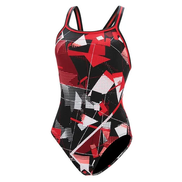 DOLFIN Graphlite Women's Circuit V-Back One Piece Swimsuit