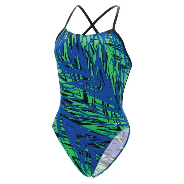 DOLFIN Women's Graphlite Fury Cross Back One Piece Swimsuit