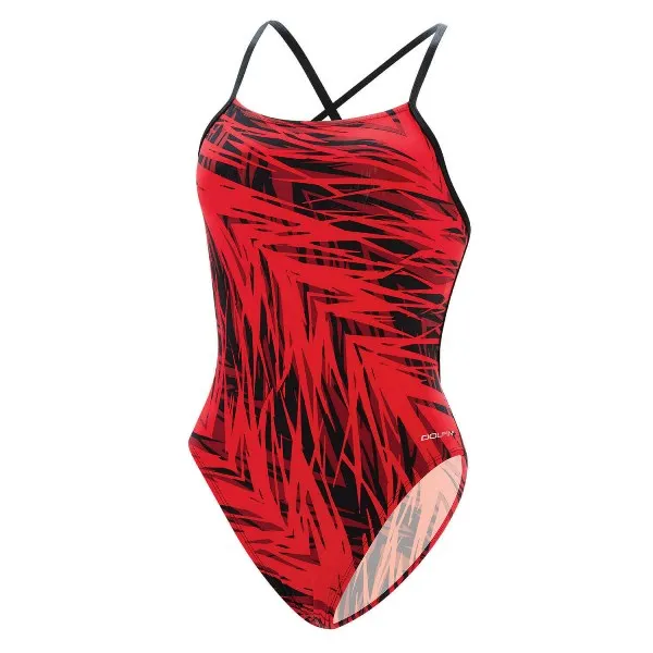 DOLFIN Women's Graphlite Fury Cross Back One Piece Swimsuit