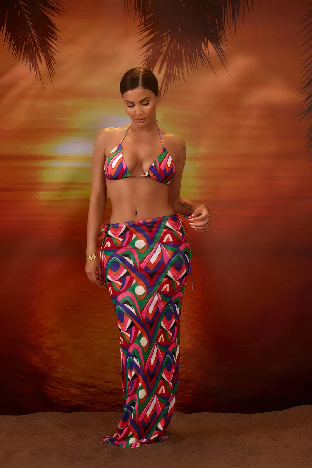 FC BILLIE THREE PIECE SWIM | PRINT