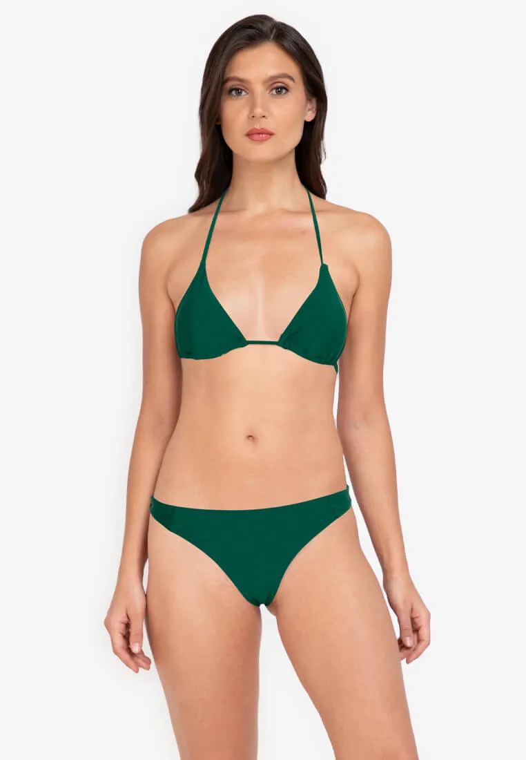 Forest Green Triangle Bikini #235