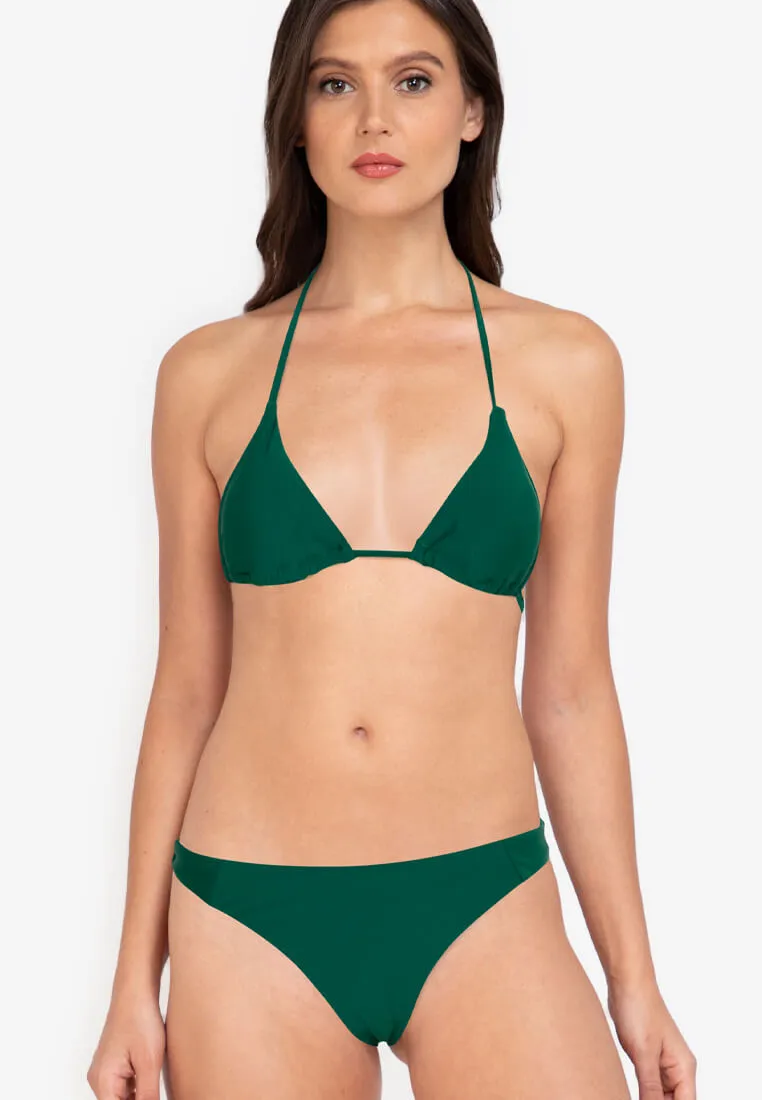 Forest Green Triangle Bikini #235