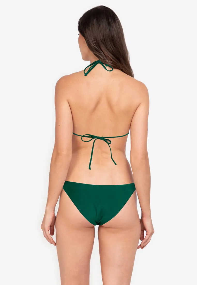 Forest Green Triangle Bikini #235