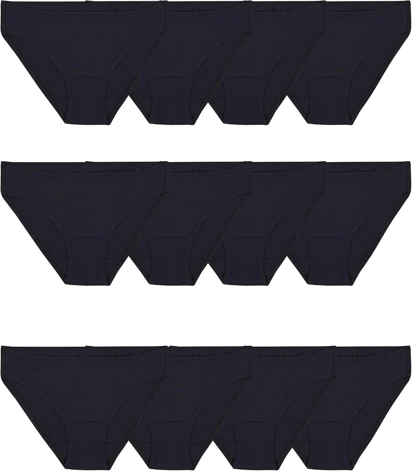 Fruit of the Loom Women's Eversoft Cotton Underwear Multipacks, Tag Free & Breathable, Available in Plus Size