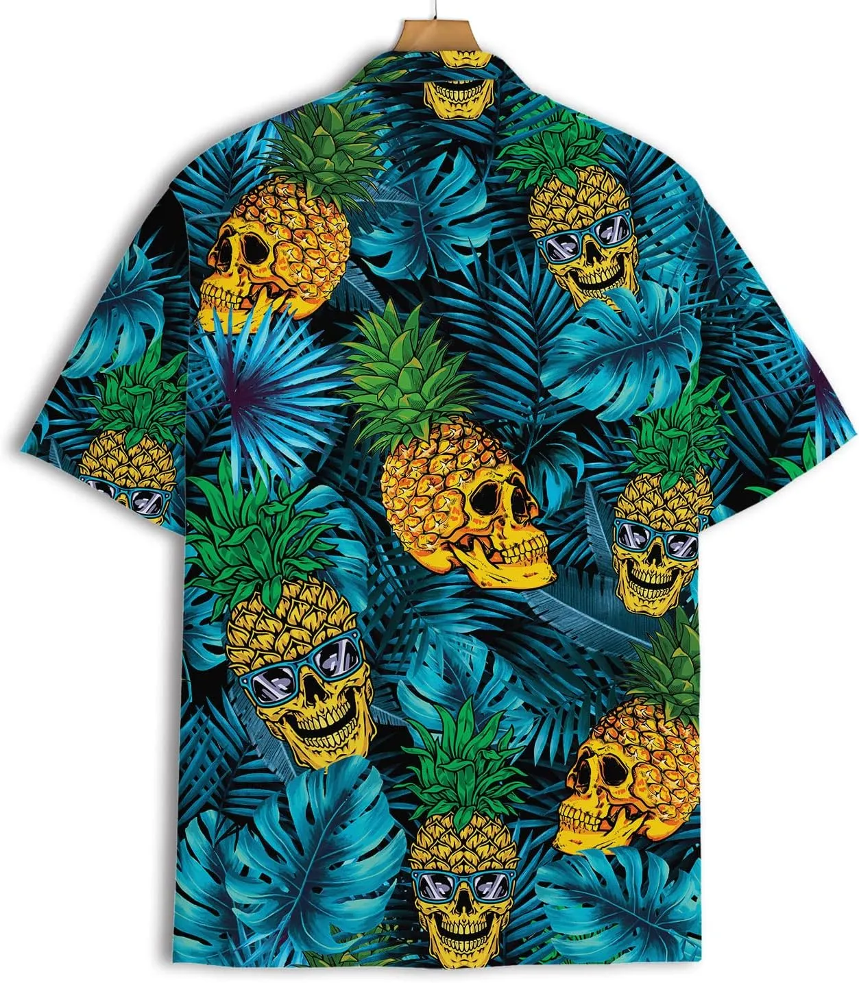 Funny Superheroes Eyes Casual Button Down Short Sleeve Holiday Summer Beach Hawaiian Shirt