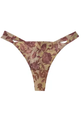 Ideallia Blossom low-waisted thongs