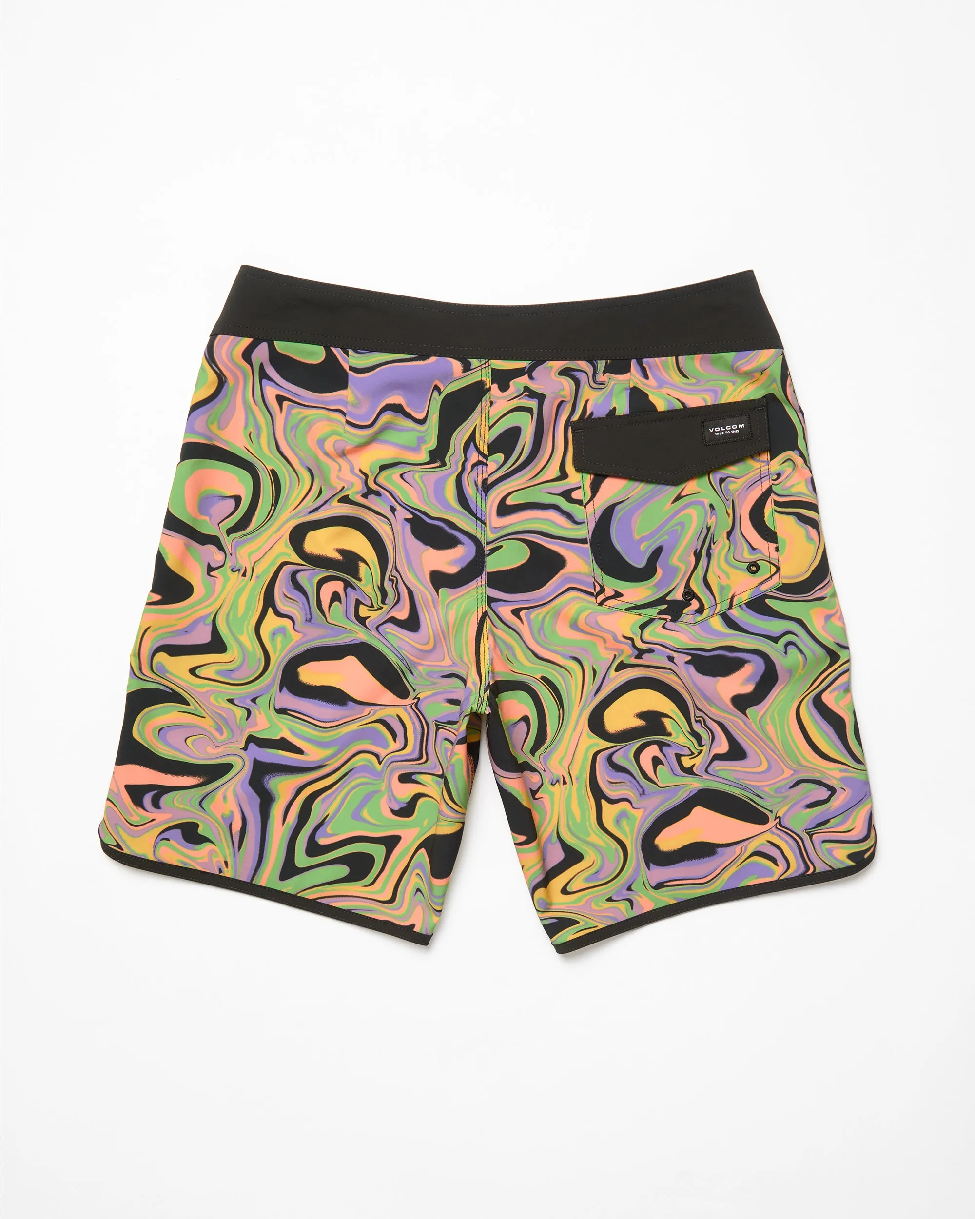 Infuse Scallop Mod 19" Boardshort - STEEL PURPLE