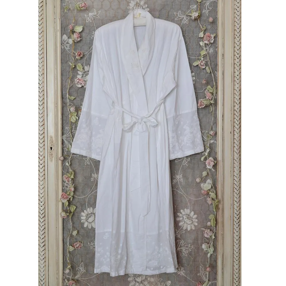 Julia Embroidered Dressing Gown - Powell Craft