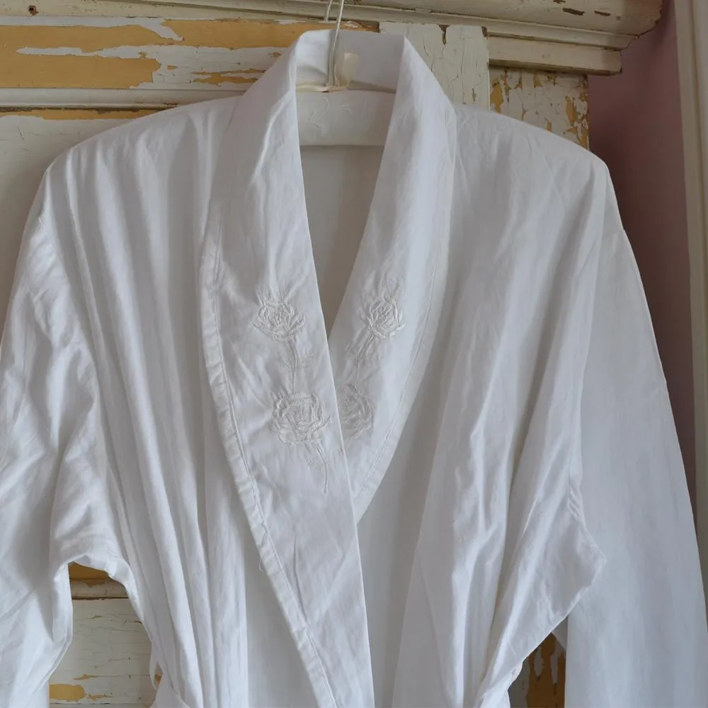 Julia Embroidered Dressing Gown - Powell Craft