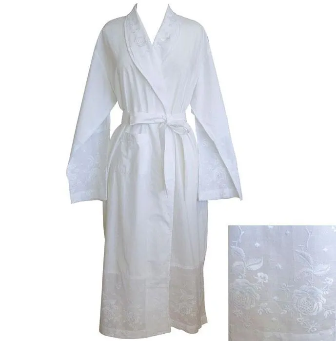 Julia Embroidered Dressing Gown - Powell Craft