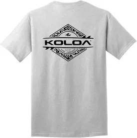 Koloa Surf Mens ol' Koloa Logo Heavyweight Cotton T-Shirt in Reg Big and Tall