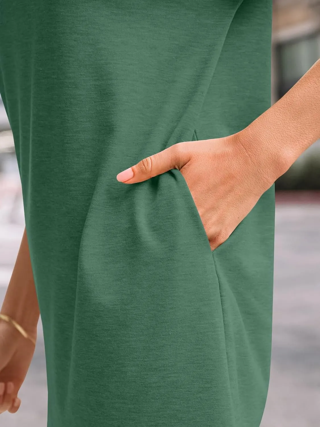 LILLUSORY Womens Summer Casual Short Sleeve T Shirt Dress 2025 Spring Vacation Beach Mini Sundress Loose Clothes with Pockets