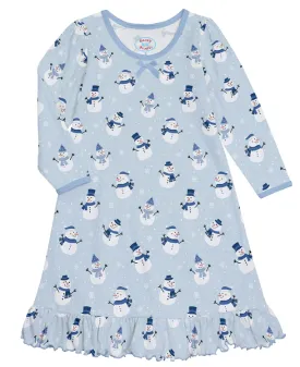 L/S Nightgown Gentle Snowman
