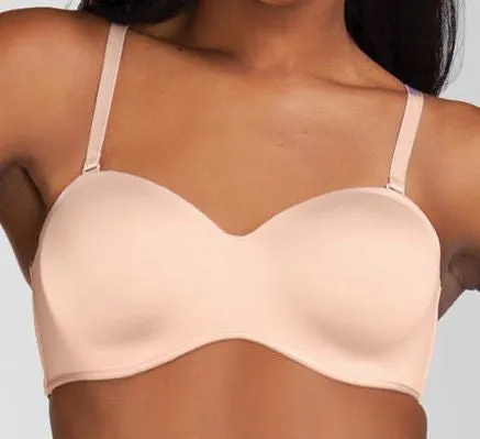 Mastectomy Bra 'Barbara Strapless Underwire' Sand