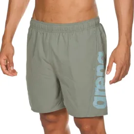 MEN'S FUNDAMENTALS LOGO BOXER SWIM SHORTS
