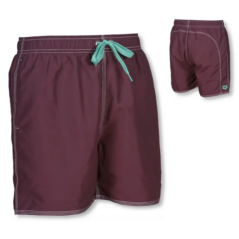 MEN'S FUNDAMENTALS SOLID BOXER SWIM SHORTS