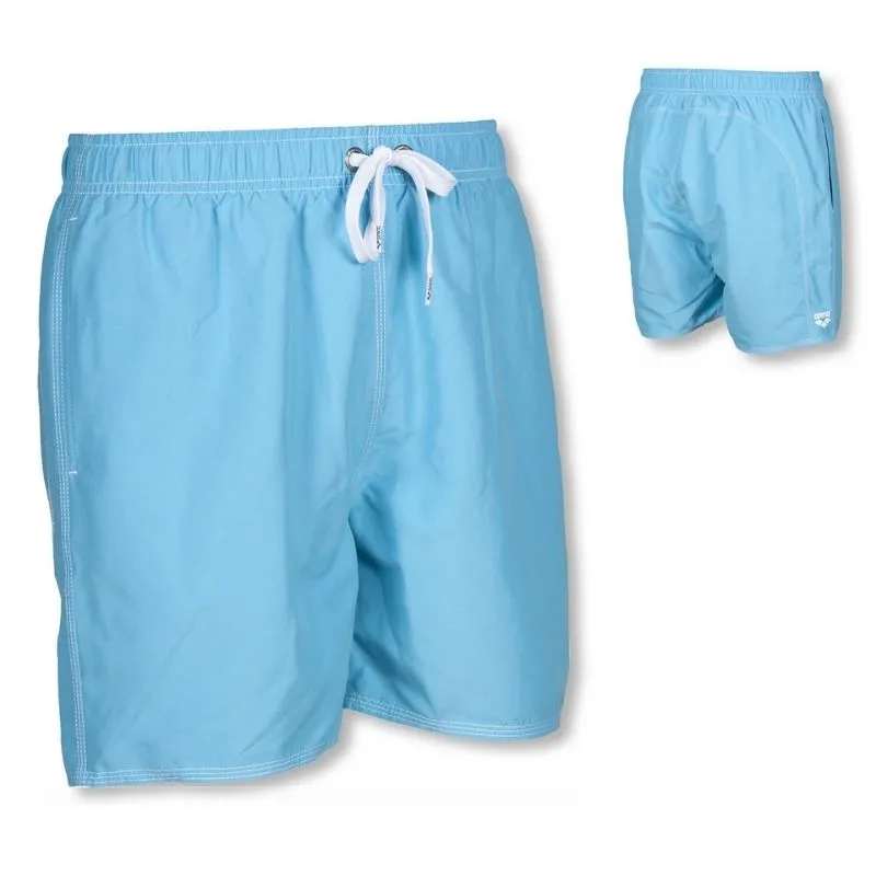 MEN'S FUNDAMENTALS SOLID BOXER SWIM SHORTS