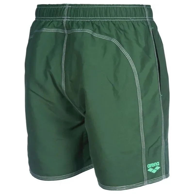 MEN'S FUNDAMENTALS SOLID BOXER SWIM SHORTS