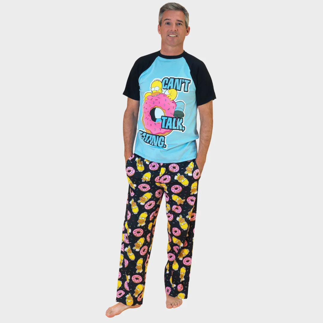 Mens Simpsons Pajamas Set