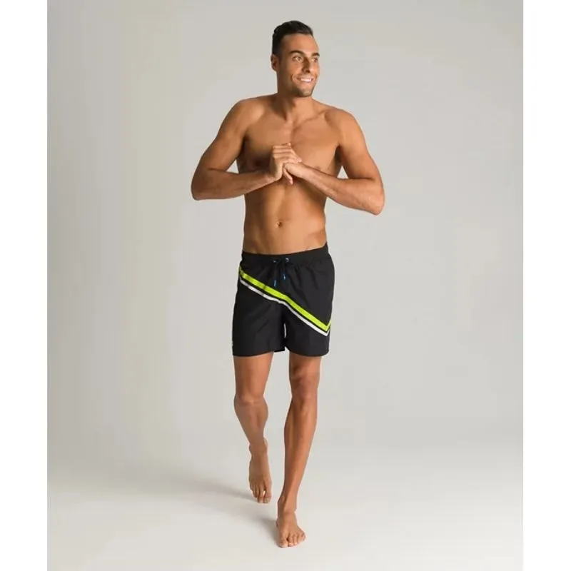 MEN'S SPORTIVE BOXER SWIM SHORTS