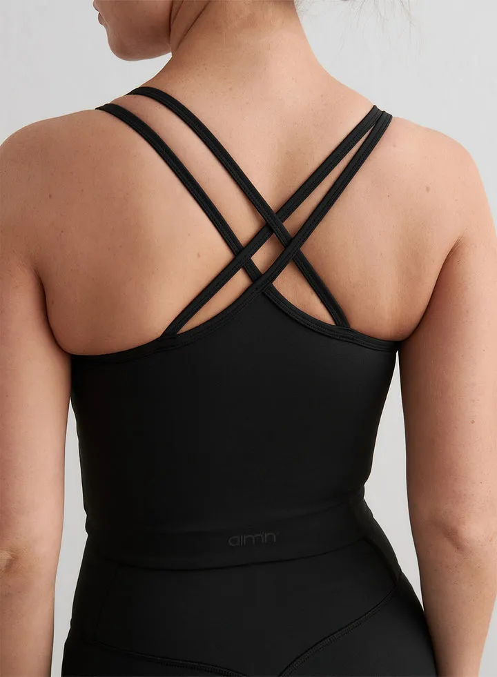 Monochrome Core Bralette | Black