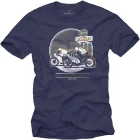 Motorbike Mens T Shirt - Isle of Man Motorcycle Accessories - Vintage Biker Tshirt