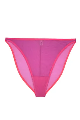 Sandra Amaranth high-waisted slip panties