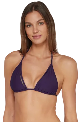 Sunsets Laney Triangle Bikini Top - Paradise Plum