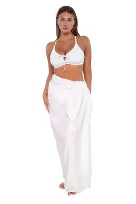 Sunsets White Lily Paradise Pareo