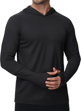 TACVASEN Mens Sun Protection Shirts UPF 50  Rash Guard for Men Long Sleeve Lightweight SPF UV Hoodie Swimming Hiking