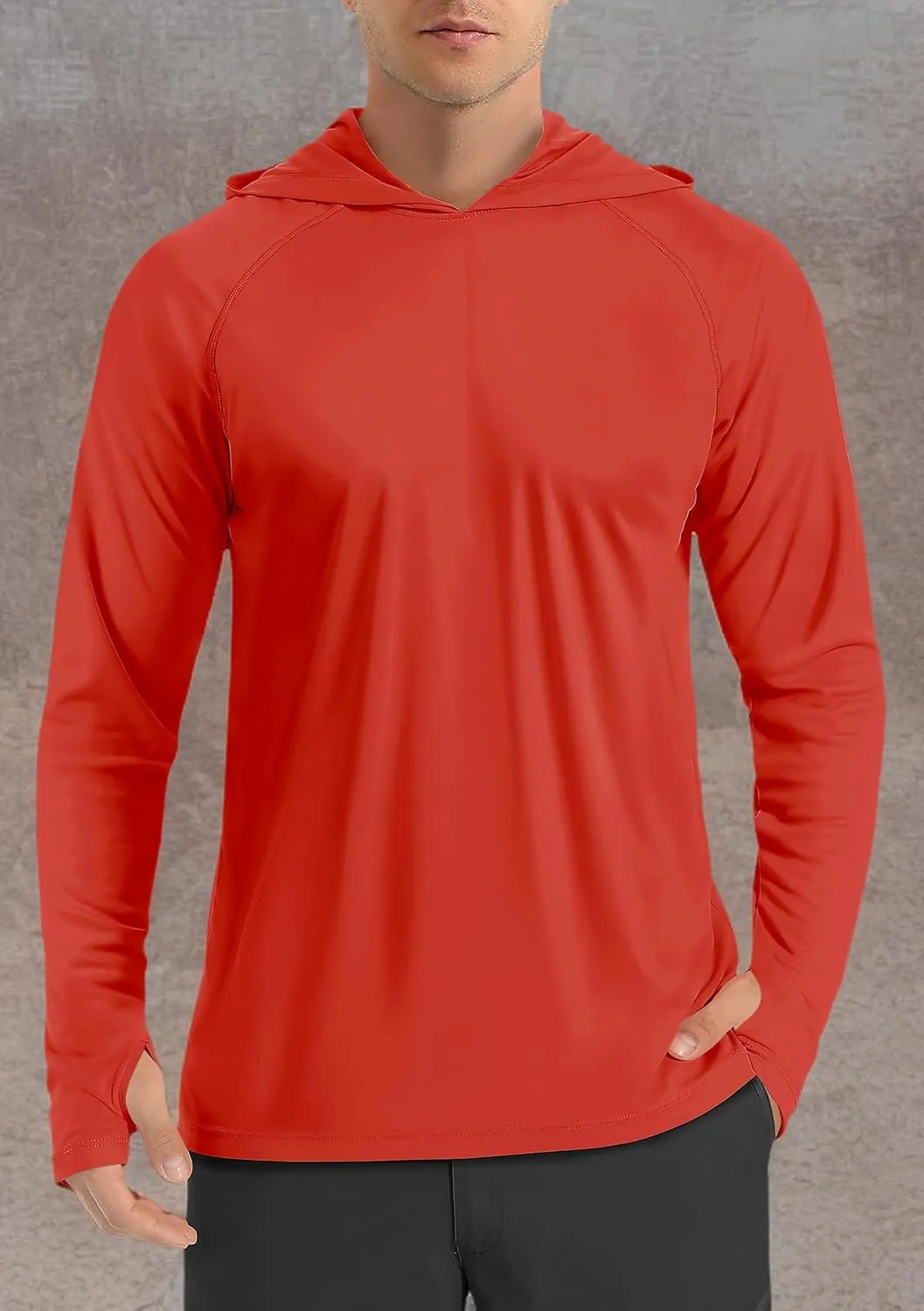 TACVASEN Mens Sun Protection Shirts UPF 50  Rash Guard for Men Long Sleeve Lightweight SPF UV Hoodie Swimming Hiking