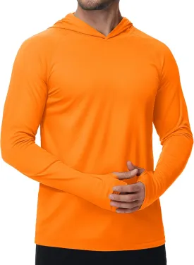 TACVASEN Mens Sun Protection Shirts UPF 50  Rash Guard for Men Long Sleeve Lightweight SPF UV Hoodie Swimming Hiking