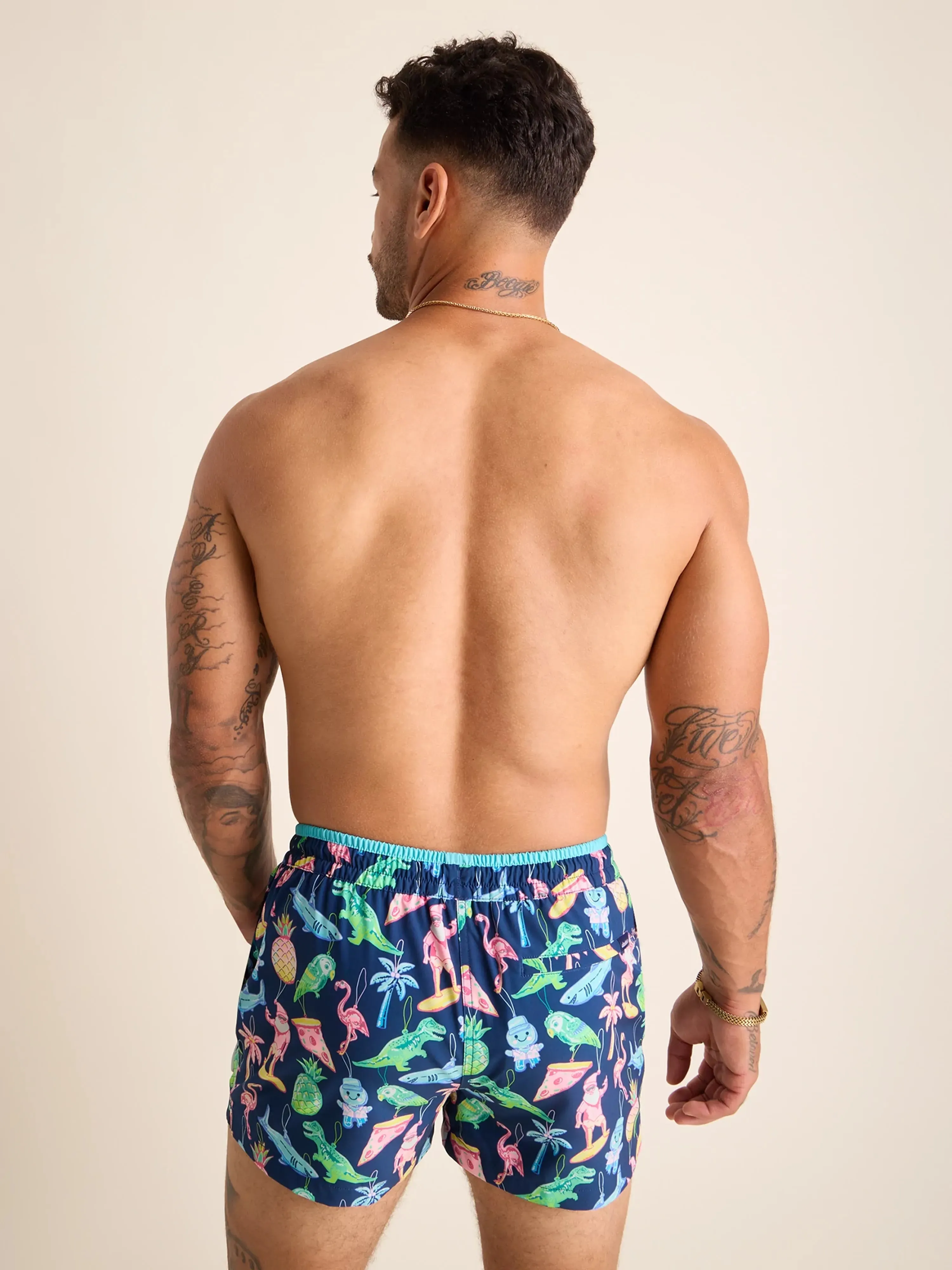 The Holidoozies 4" (Classic Lined Swim Trunk)