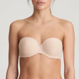Tom Caffe Latte Padded Bra Strapless