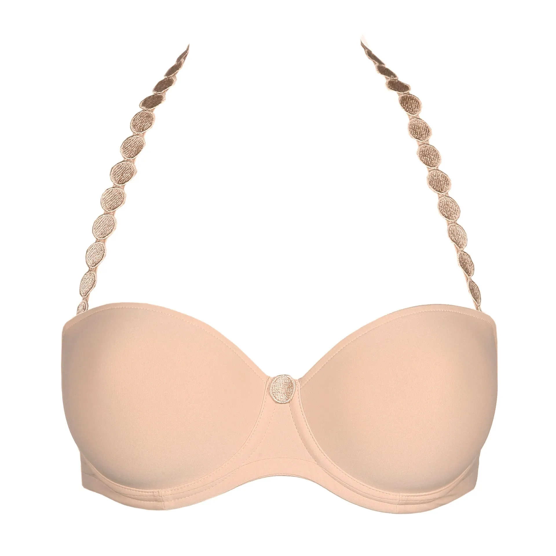 Tom Caffe Latte Padded Bra Strapless