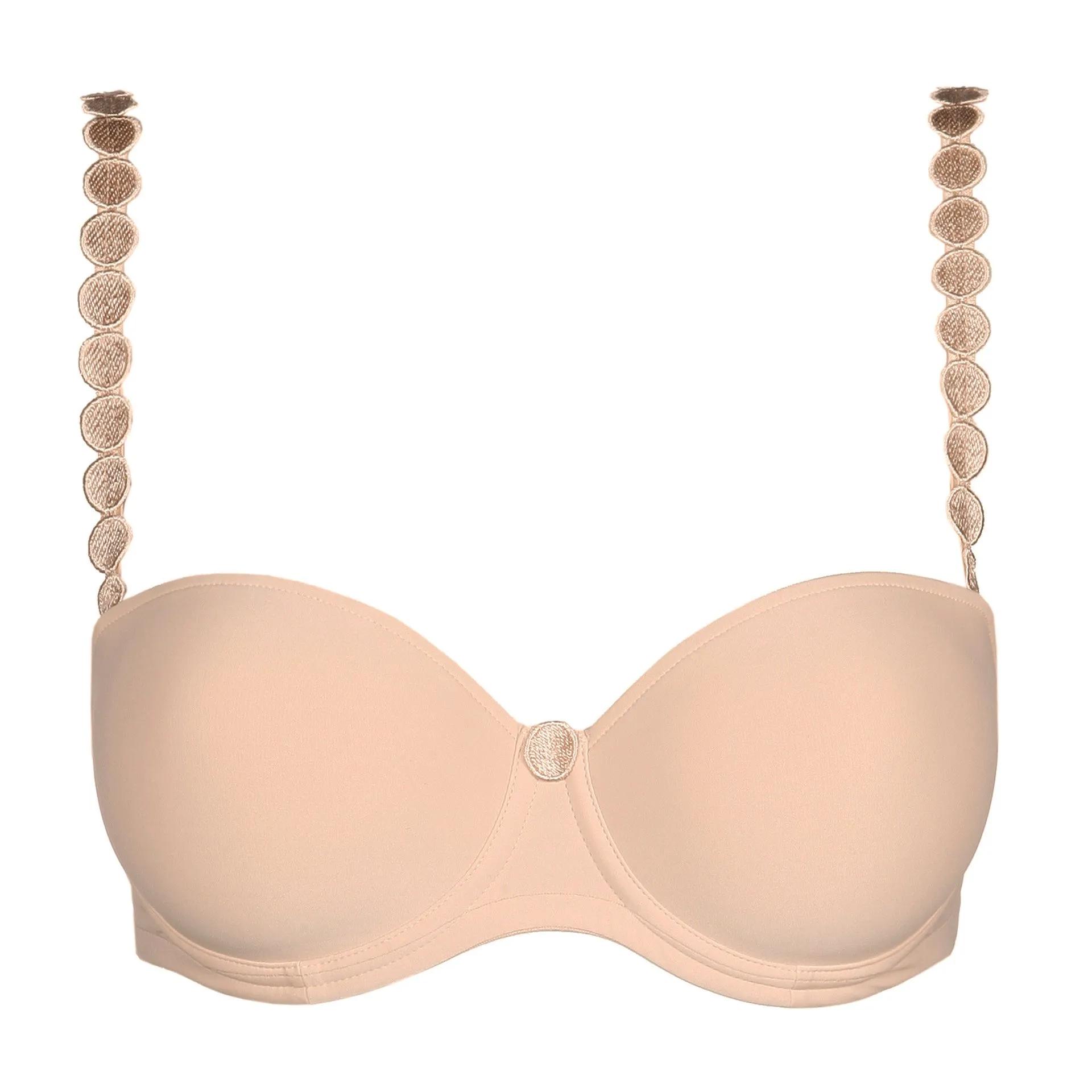 Tom Caffe Latte Padded Bra Strapless