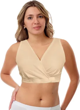 Underworks USA Arthritis Bra with Hook and Loop Closure - Sleep Leisure Breastfeeding Bra 3177