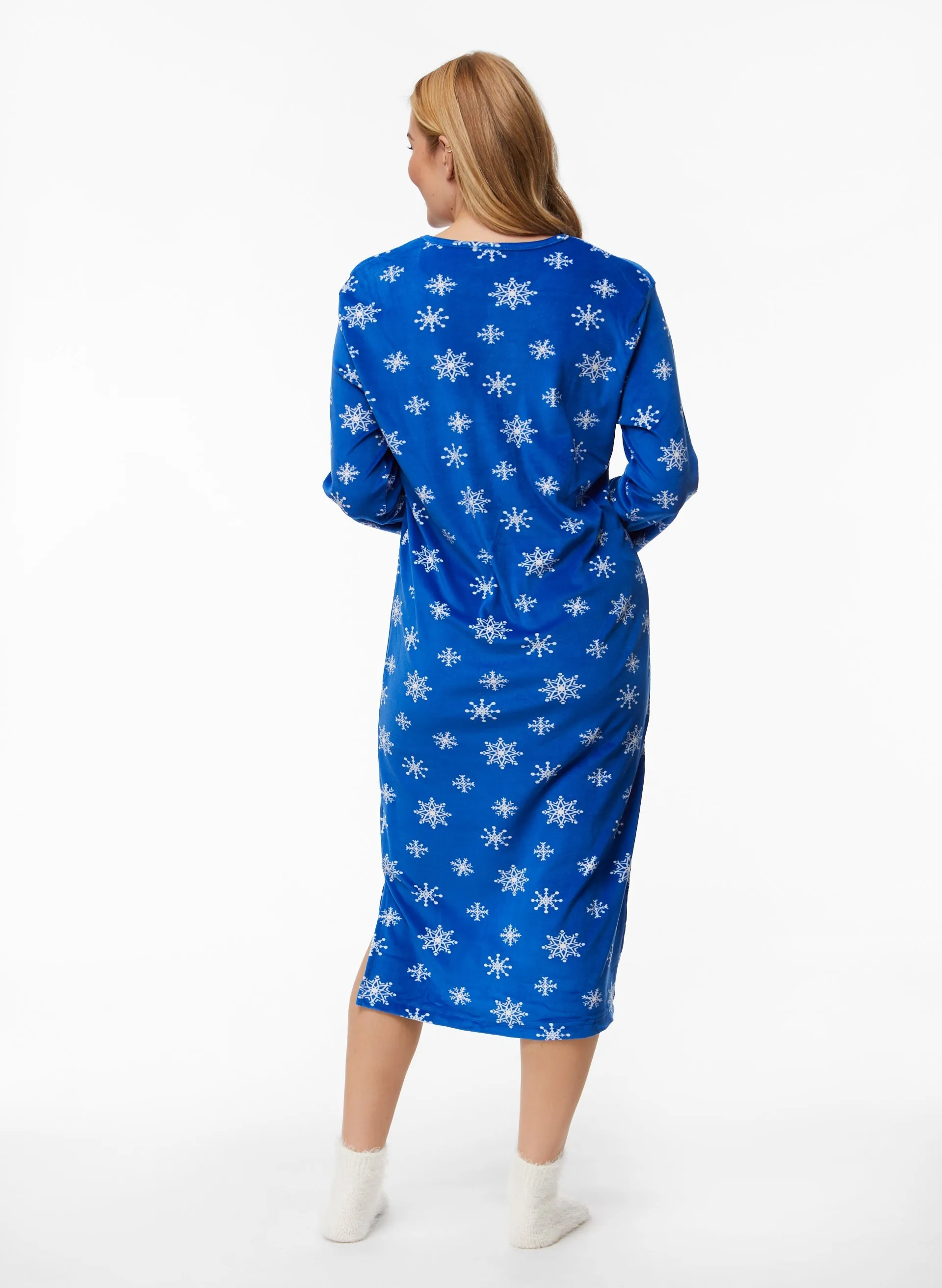 Velour Star Motif Nightgown